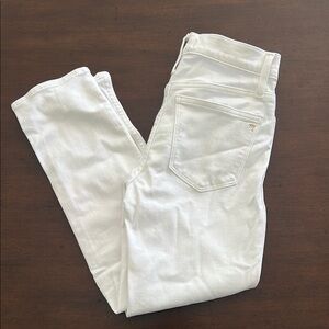 Madewell White Straight Leg Jeans